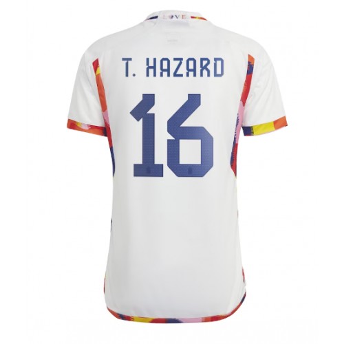 Dres Belgija Thorgan Hazard #16 Gostujuci SP 2022 Kratak Rukav